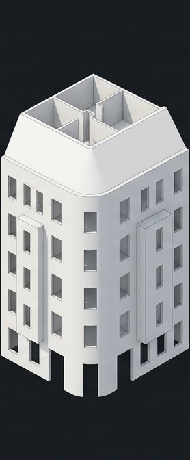 Gebäudemodell in LOD 200